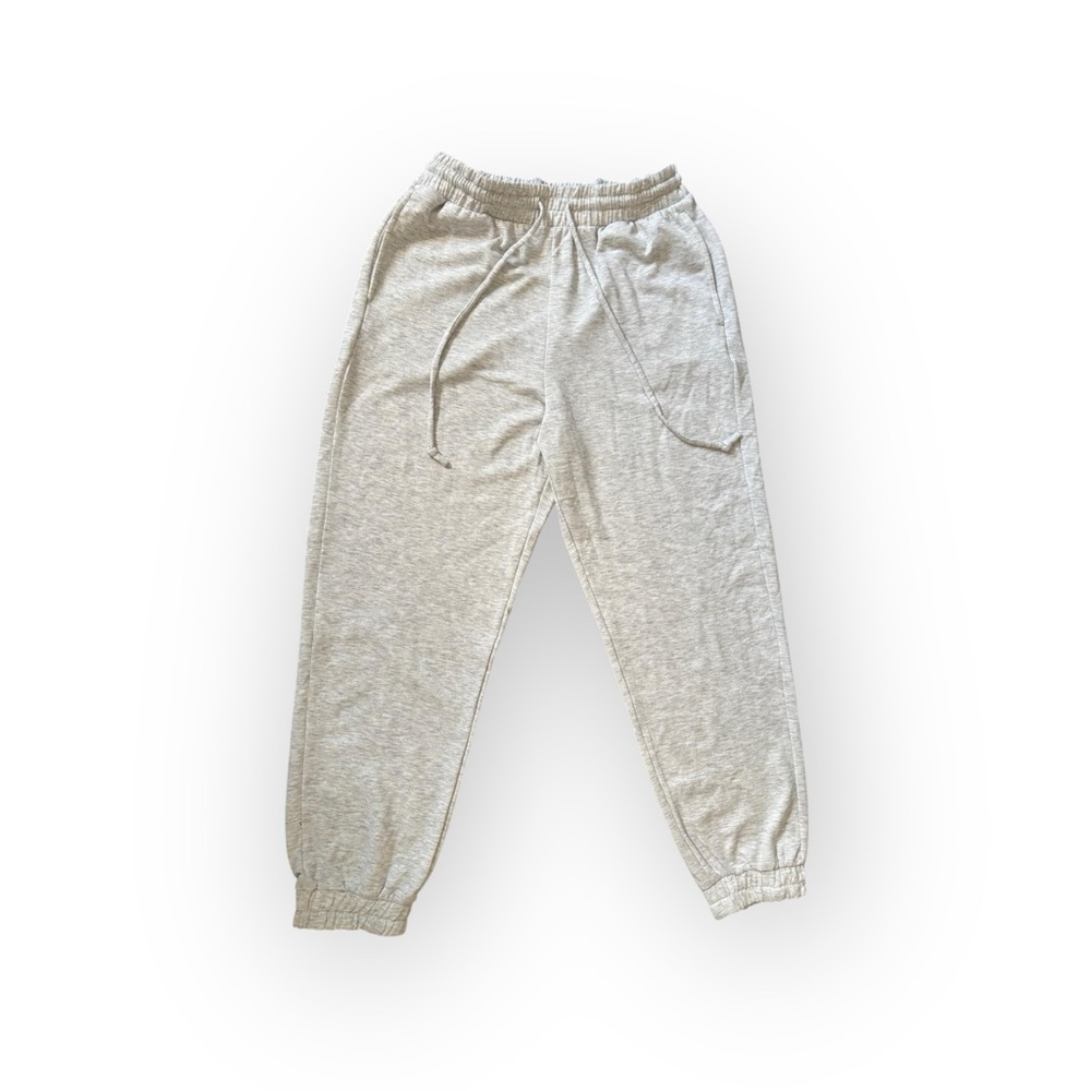 Workshop Republic Clothing Gray Joggers L Soft Stretch Sweatpants - Picture 2 of 5
